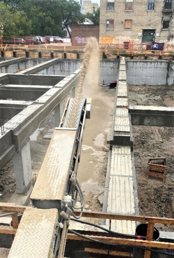 Sling Master truck on a southern Alberta job site